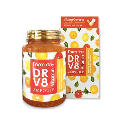 FARMSTAY ALL IN ONE DR-V8 VITAMIN AMPOULE | Health product, fresh food powder, detox, inner beauty, for breakfast