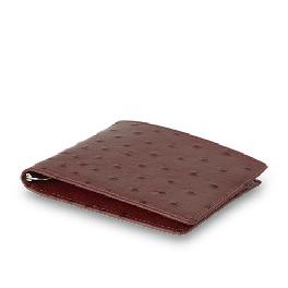 YEUNWOO ostrich pattern Cowhide Classic money clip