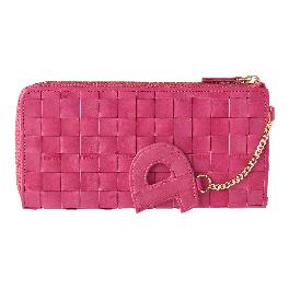 YEUNWOO eeL skin Weave Long Zipper Women Wallet