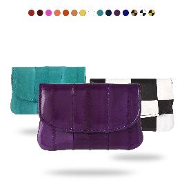 YEUNWOO eeL skin Solid coin button Purse