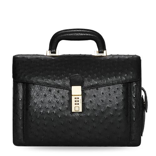 YEUNWOO Ostrich leather BRIEF CASE