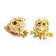 detail image2 [Humming*J] Owl Harmony Earrings