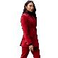 detail image1 SUIT HEEL CORDUROY DOUBLE SUIT - BURGUNDY
