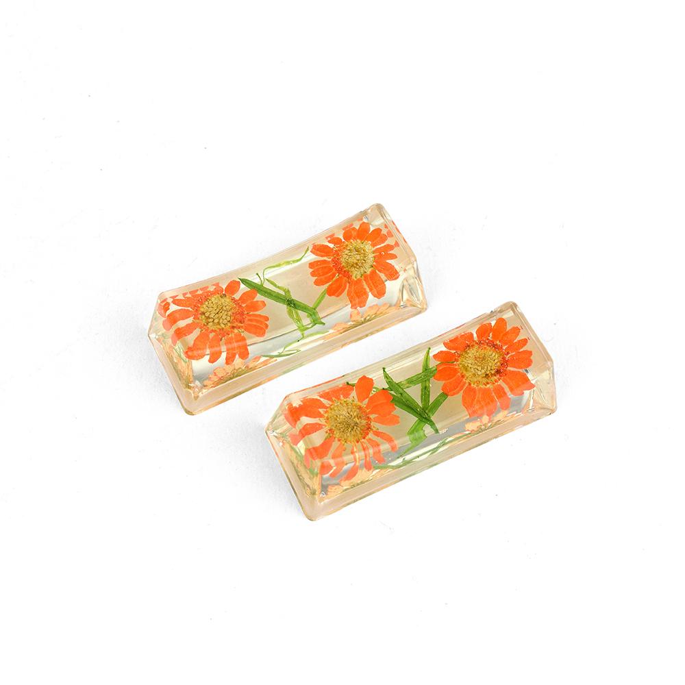 Flower Chopsticks Rest Holder Set Made by Preserved Flower(4PCS / 1SET) - Marguerite