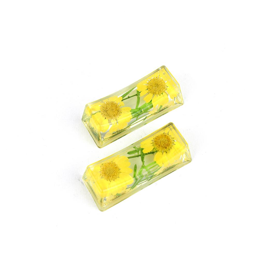 Flower Chopsticks Rest Holder Set Made by Preserved Flower(4PCS / 1SET) - Marguerite