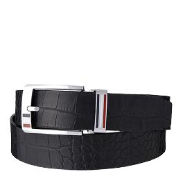 YEUNWOO cowhide Crocodile Pattern BELT x Square  Buckle