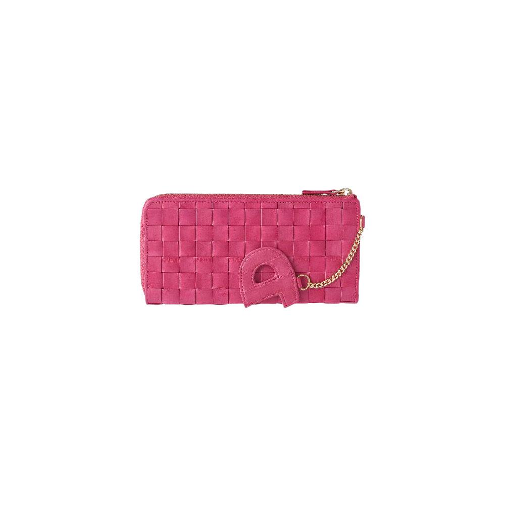 YEUNWOO eeL skin Weave Long Zipper Women Wallet