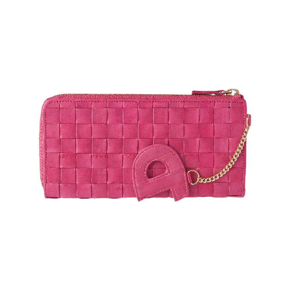 YEUNWOO eeL skin Weave Long Zipper Women Wallet