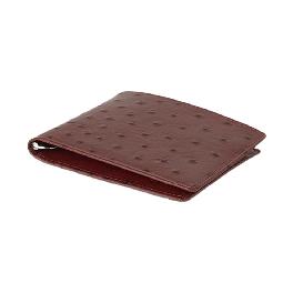 YEUNWOO ostrich pattern Cowhide Classic money clip