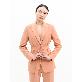 detail image3 SUITHEEL LOOSE FIT BELTED SINGLE SUIT - SALMON