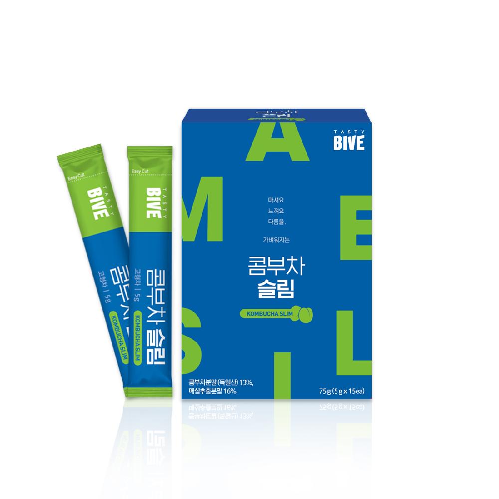 Kombucha Slim, Healthy Drink with Low Calories