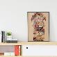 detail image1 Korean Folk Art Frameless Art Print, minhwa drawing Korean art poster for home deco_'Chaekgeorido'
