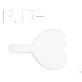 detail image1 ST-393 Heart Hand Mirror mint