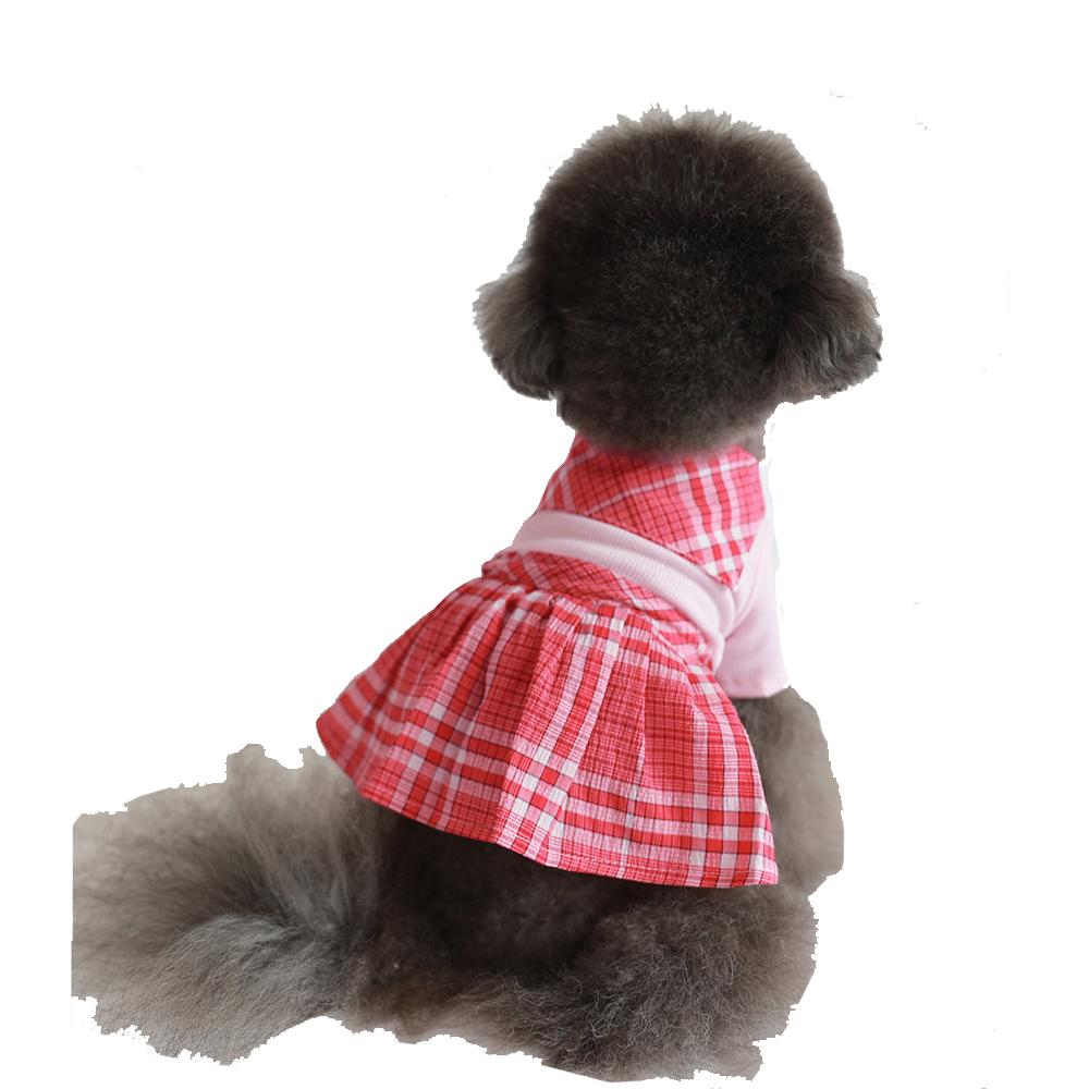 Rora Check Sailor One-piece (Red / M size)