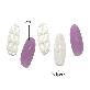 detail image4 Semi-curing Gel Nail Sticker - Lavender Check